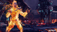 ...with Cinder becoming a fire elemental after being spliced with Glacius' DNA.