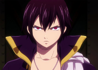 Zeref Dragneel (Fairy Tail) was cursed by Ankhseram with his contradiction curse which gives him uncontrollable Death Magic and immortality.