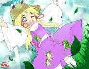 Suwako Moriya (Touhou Project) has the power to create, manipulate, and swim through the earth.