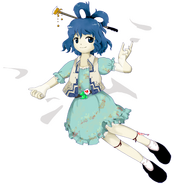 Seiga Kaku (Touhou Project) is a "wicked" Taoist hermit with the power to pass through walls.