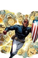 After receiving a blood transfusion from his grandfather, Patriot (Marvel Comics) gained peak Human abilities and thus became a "true" super-soldier.