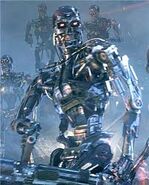 T-800s (Terminator Series), as cybernetic organisms, are high skilled fighters especially when fighting T-1000s or T-3000s.