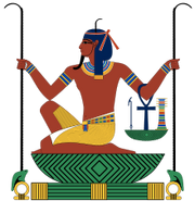 Heh (Egyptian Mythology) is the god of eternity.