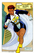 ...Jenni Ognats/XS with super speed she inherited from her grandfather, Barry Allen...