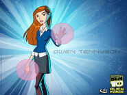 Gwen Tennyson (Ben 10) can manipulate space.