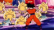 Janemba (Dragon Ball series) makes replications of himself.