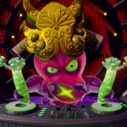 Once he starts dancing, DJ Octavio (Splatoon) can keep at it seemingly indefinitely.