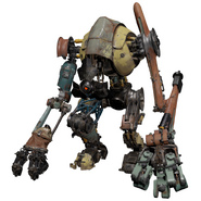 Dog (Half-Life) is Alyx Vance's "pet" robot, built by her father Eli to protect her when she was young and progressively enhanced since then.