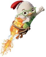 Ace "Chicken Little" Cluck (Disney's Chicken Little), an anthropomorphic rooster.