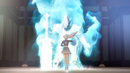 Like all Schnees, Weiss Schnee (RWBY) can use her Glyphs to summon ice-forms of her enemies, such as an Arma Gigas...