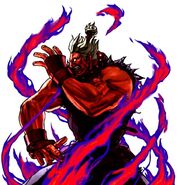 Akuma (Street Fighter) takes the form of Shin Akuma.