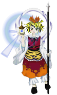 Shou Toramaru (Touhou Project) is a priest of the Myouren Temple with the power to gather treasures.