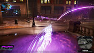 Delsin Rowe (inFamous: Second Son) using light speed.