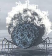 Rom, The Vacuous Spider (Bloodborne), protects himself with his minions who attack together making a seemingly easy boss fight more strategic.