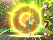 Chie Satonaka's (Persona 4) Galactic Punt can send any Shadow it hits into the stratosphere.