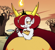 Hekapoo (Star vs. the Forces of Evil) the creator of the dimensional scissors.