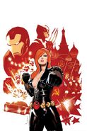 Natasha Romanova/Black Window (Marvel Comics) was biochemically enhanced via Black Widow Ops Program &Red Room's version of the Super-Soldier Serum which boosted her conditioning to peak human levels.