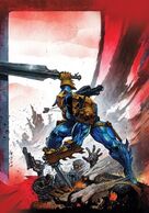 Slade Wilson/Deathstroke (DC Comics) can unlock 9 times more brain capacity than the normal humans.