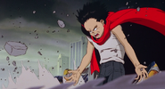 Tetsuo (Akira) possesses God-like telekinesis but lacks the mental stability to use it for good.