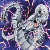 Cyber Twin Dragon (Yu-Gi-Oh!) is a fusion of 2 Cyber Dragons.