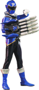 Gokai Blue Cross Armor Mode