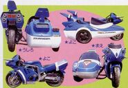 Blue Battle Bike