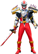 Ryusoul Red Cosmo Armor (リュウソウレッド・コスモアーマー, Ryūsō Reddo Kosumo Āmā)