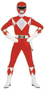 Red Ranger Costume Formed