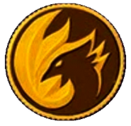 Blazing Phoenix Power Coin (Official Art rendering)