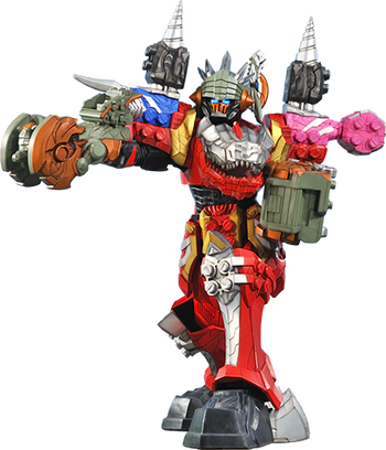 Dino Fury Megazord Smash Formation