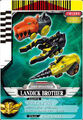 "Landick Brother" Card for Land Brothers Zords