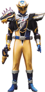 Ryusoul Gold Kurayami Armor (リュウソウゴールド・クラヤミアーマー, Ryūsō Gōrudo Kurayami Āmā)