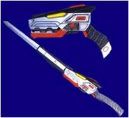 The Quantum Defender Blaster and Sword Mode