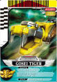 "Gosei Tiger" Card for Tiger Mechazord