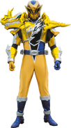 Ryusoul Gold BiriBiri Armor (リュウソウゴールド・ビリビリアーマー, Ryūsō Gōrudo Biribiri Āmā)