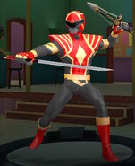 Red Omega Ranger (Skin for MMPR Red Ranger Dragon Shield)