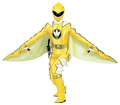  AbareYellow (Abare Mode)/Yellow Dino Thunder Ranger (Super Dino Mode) (action)