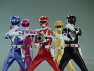 Zyurangers with Howling Cannon