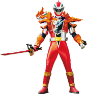 Ryusoul Red MeraMera Armor (リュウソウレッド・メラメラアーマー, Ryūsō Reddo Meramera Āmā)