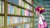 Miyuki in the library