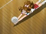 Yuka playing Volleyball