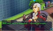 Reiji as seen in Prolouge 1 of Project X Zone 2.