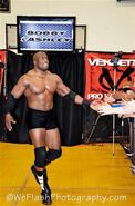 "The Dominator" Bobby Lashley, making his return to Pro Wrestling in North America.