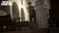 Marston stalks the pews in Las Hermanas