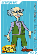 Grandpa Lou at the Rugrats Card