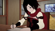 Ruby writing a letter to Yang