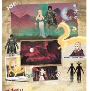 Concept art of Ozma and Salem, from the 2020 RWBY Wall Calendar