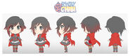 Ruby's Chibi model turnaround