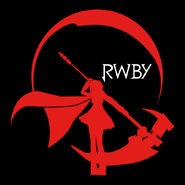 Ruby silhouette design from the RWBY shirt and hoodie