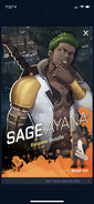 Promotional material of Sage Ayana's release